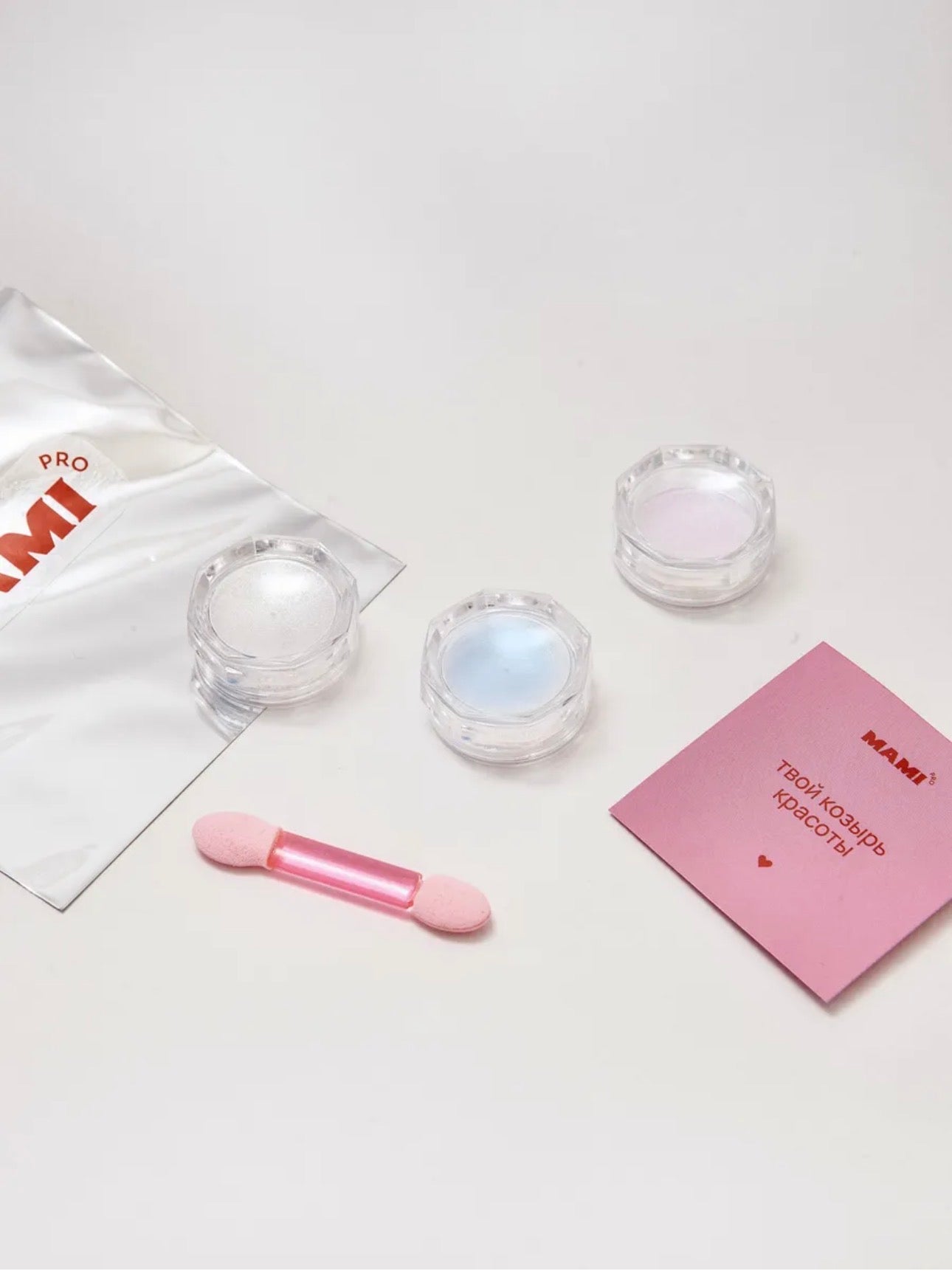 MAMI PRO Pearl Pigment Set | Chrome Pearl Nail Powder (3 Colors)