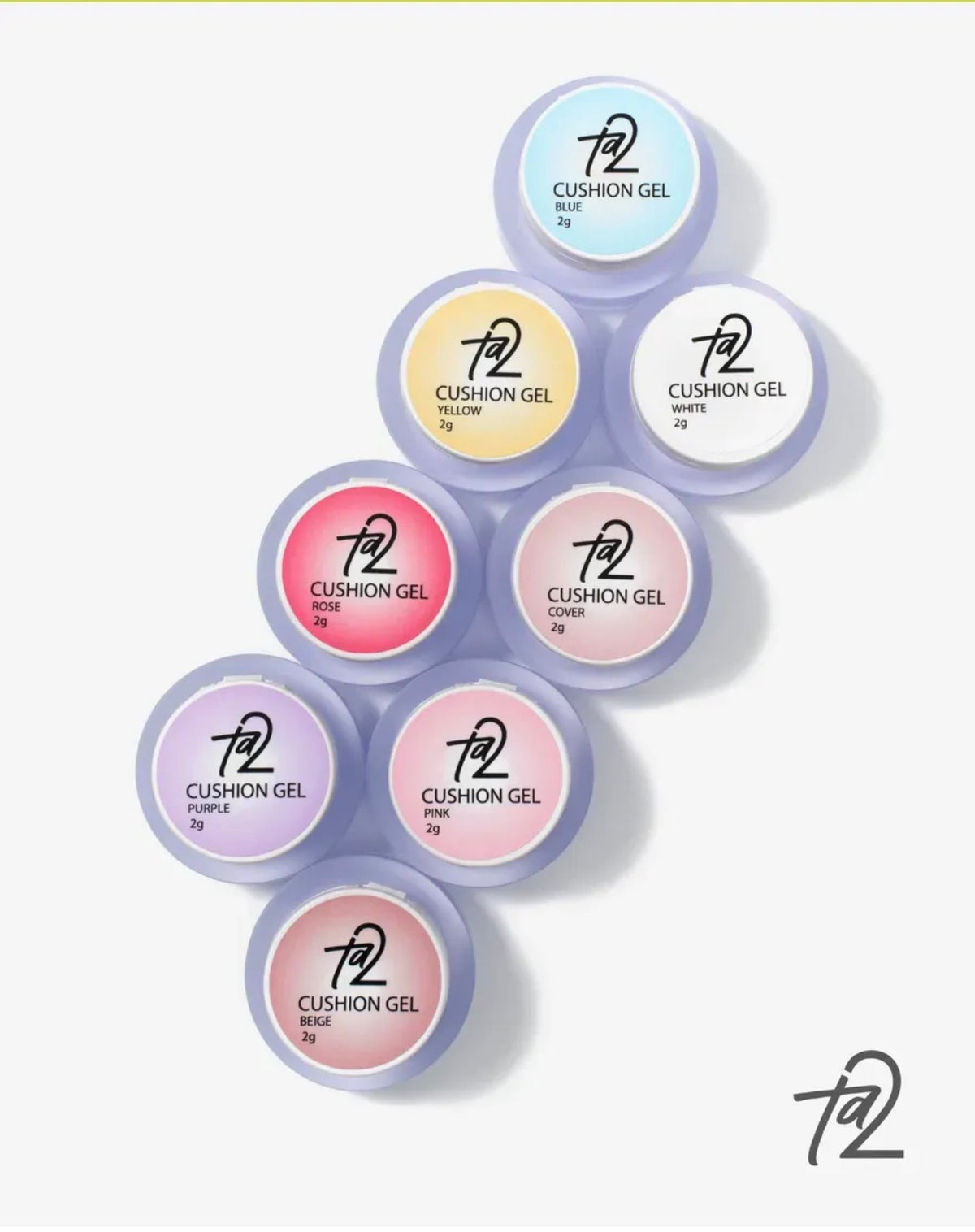Ta2 CUSHION GEL Blue – Gradient Gel Paint 2g | NailProUSA