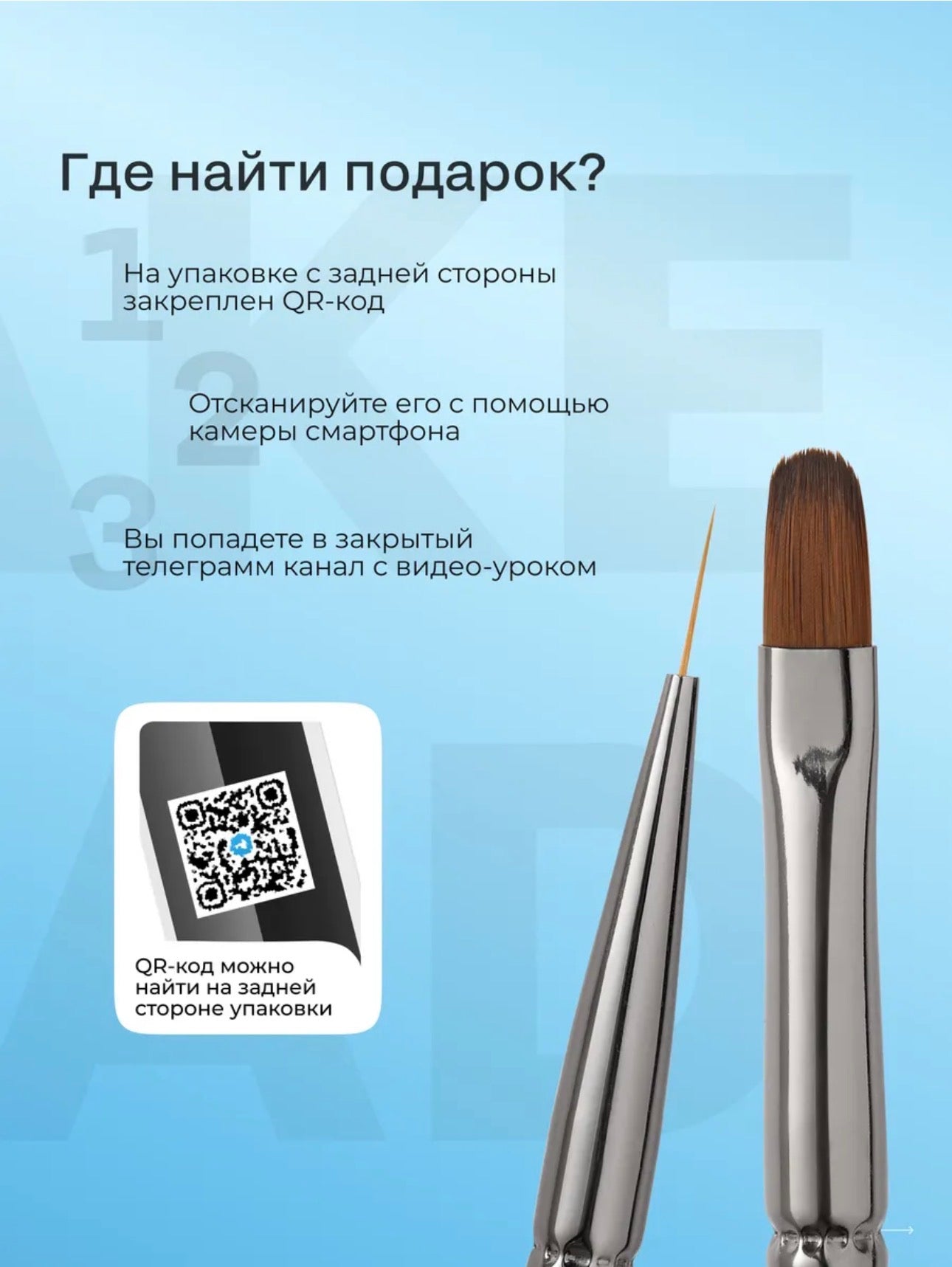MAKE.HEAD Professional Nail Brush Set | Gel & Nail Art Brushes (2 pcs)