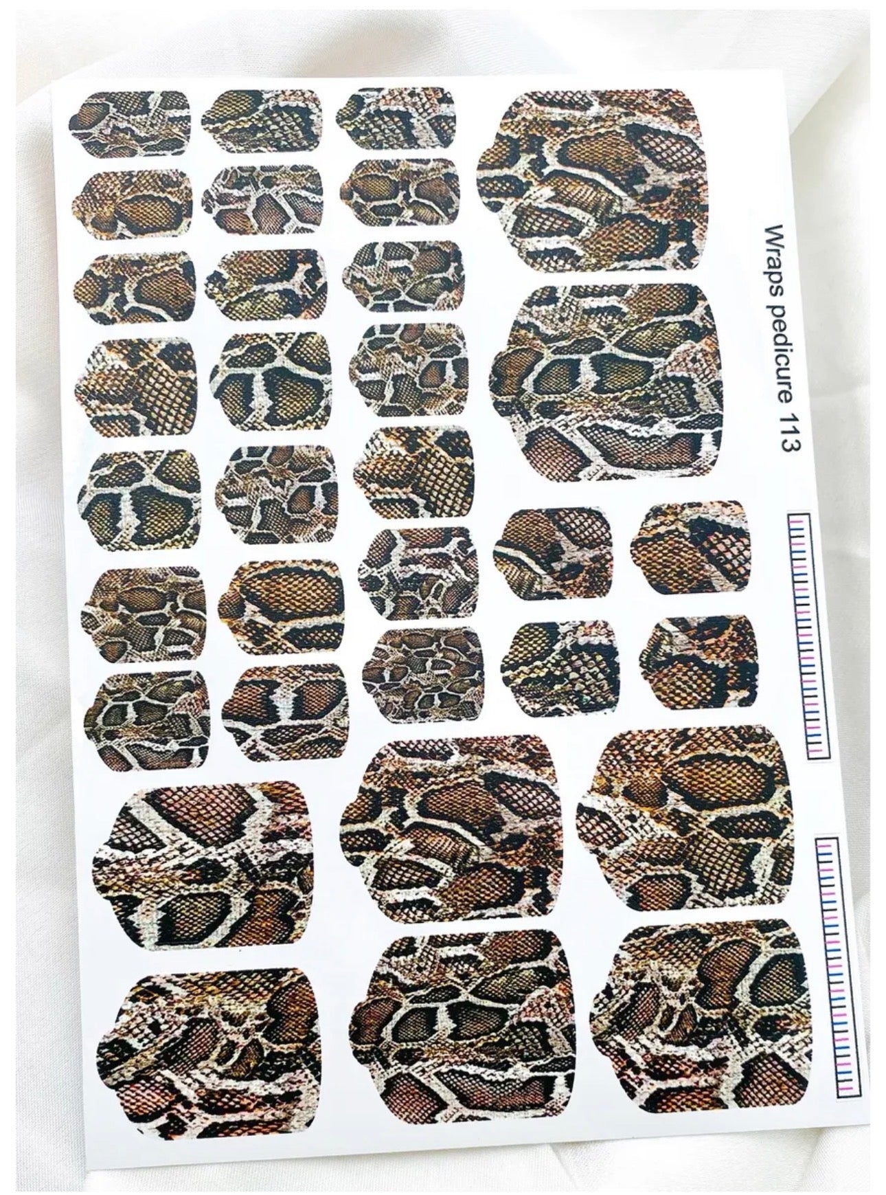 Aminails Pedicure Nail Wraps – Self-Adhesive Pedicure Stickers | NailProUSA