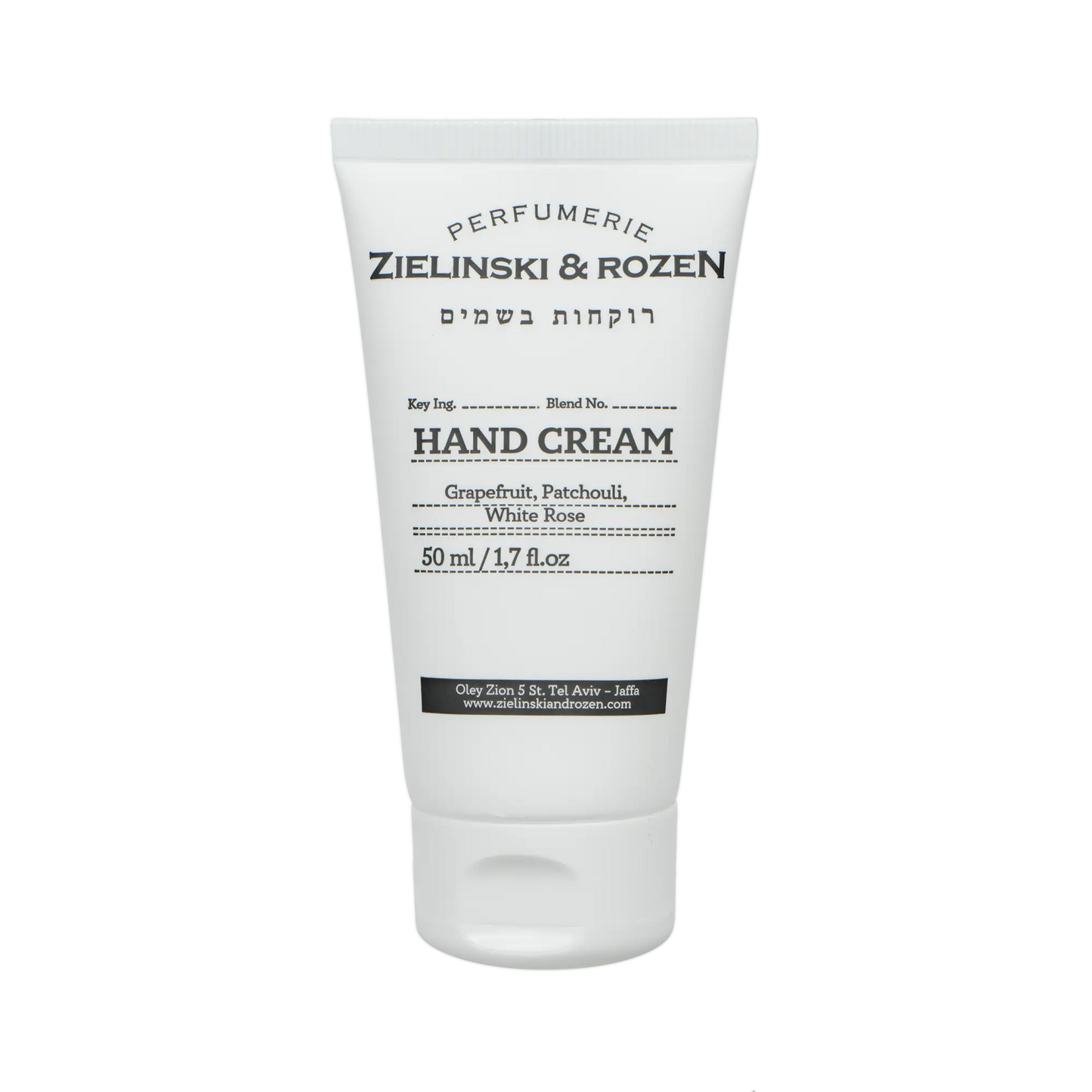 Zielinski & Rozen Hand Cream Grapefruit Patchouli White Rose – 50ml Moisturizing Hand Cream | NailProUSA