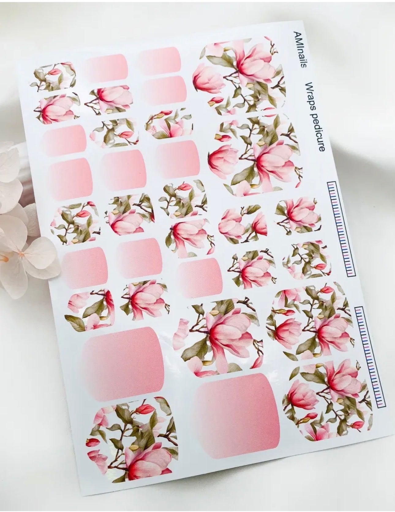 Aminails Pedicure Nail Wraps – Self-Adhesive Pedicure Stickers | NailProUSA