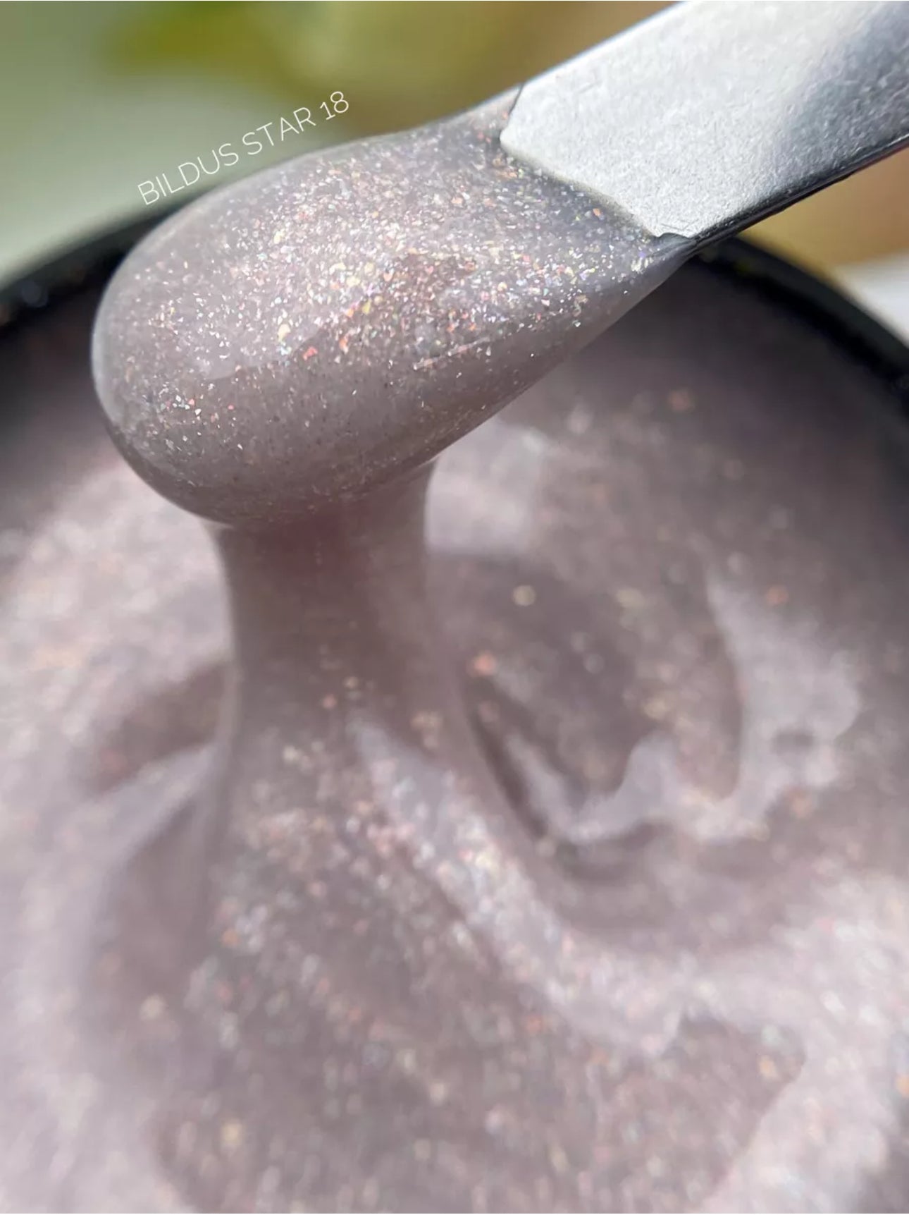 Bildus Star Gel №19 – 15ml Builder Gel with Chameleon Flakes | NailProUSA