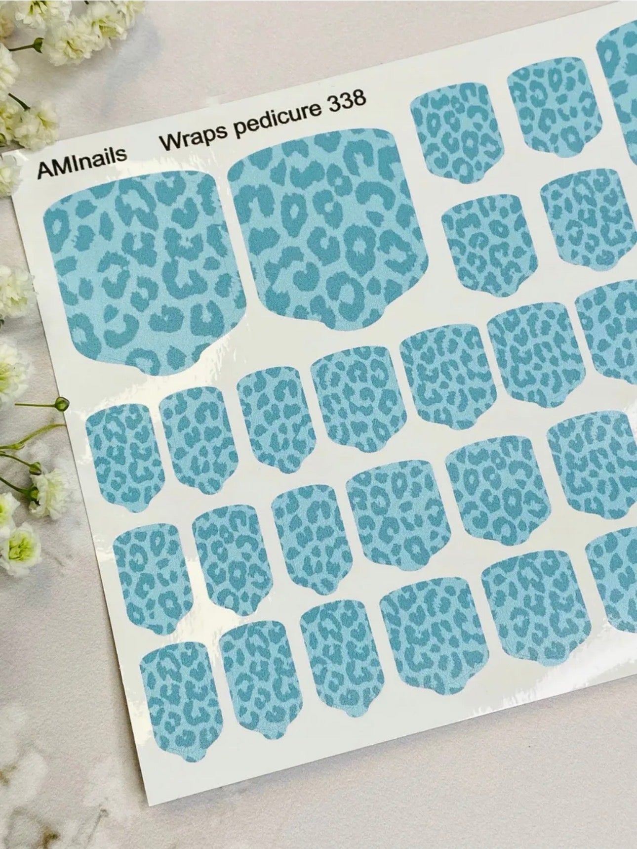 Aminails Pedicure Nail Wraps – Self-Adhesive Pedicure Stickers | NailProUSA