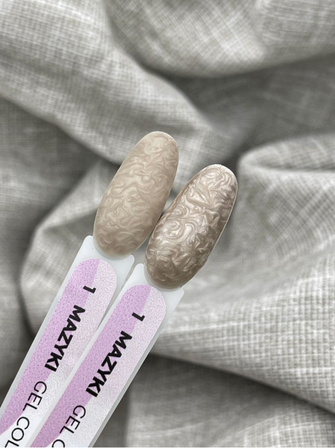 Mazyki Gel Polish №1 – 8 ml Marble Effect Gel Polish | NailProUSA