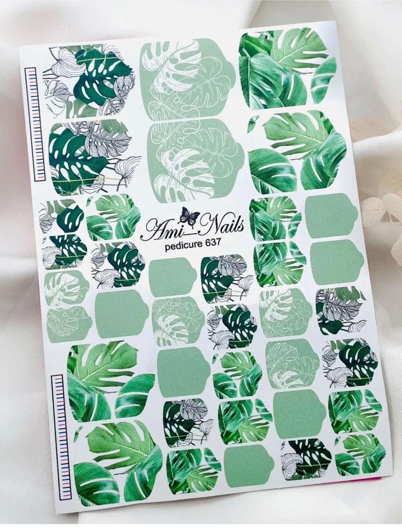 Aminails Pedicure Nail Wraps – Self-Adhesive Pedicure Stickers | NailProUSA