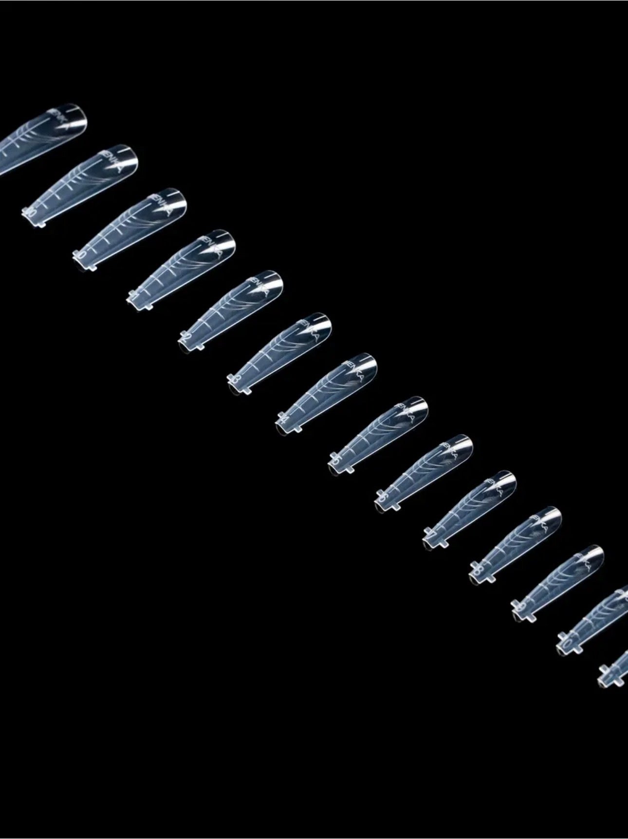 IMENKA Ballet Upper Nail Forms – 140 pcs (14 Sizes) | NailProUSA