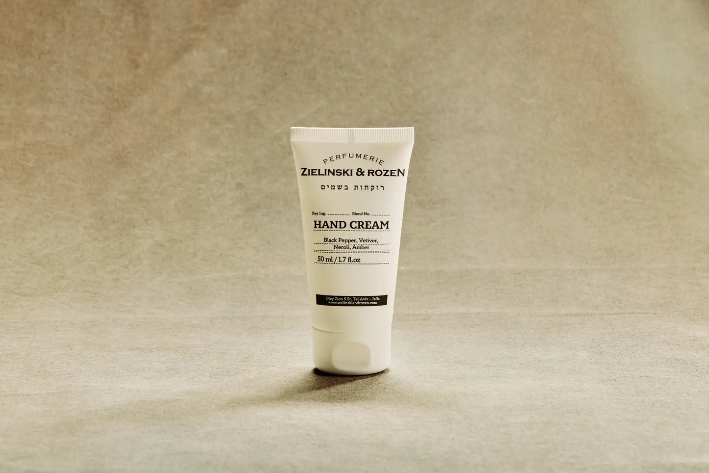Zielinski & Rozen Hand Cream Black Pepper Vetiver Neroli Amber – 50ml Moisturizing Hand Cream | NailProUSA
