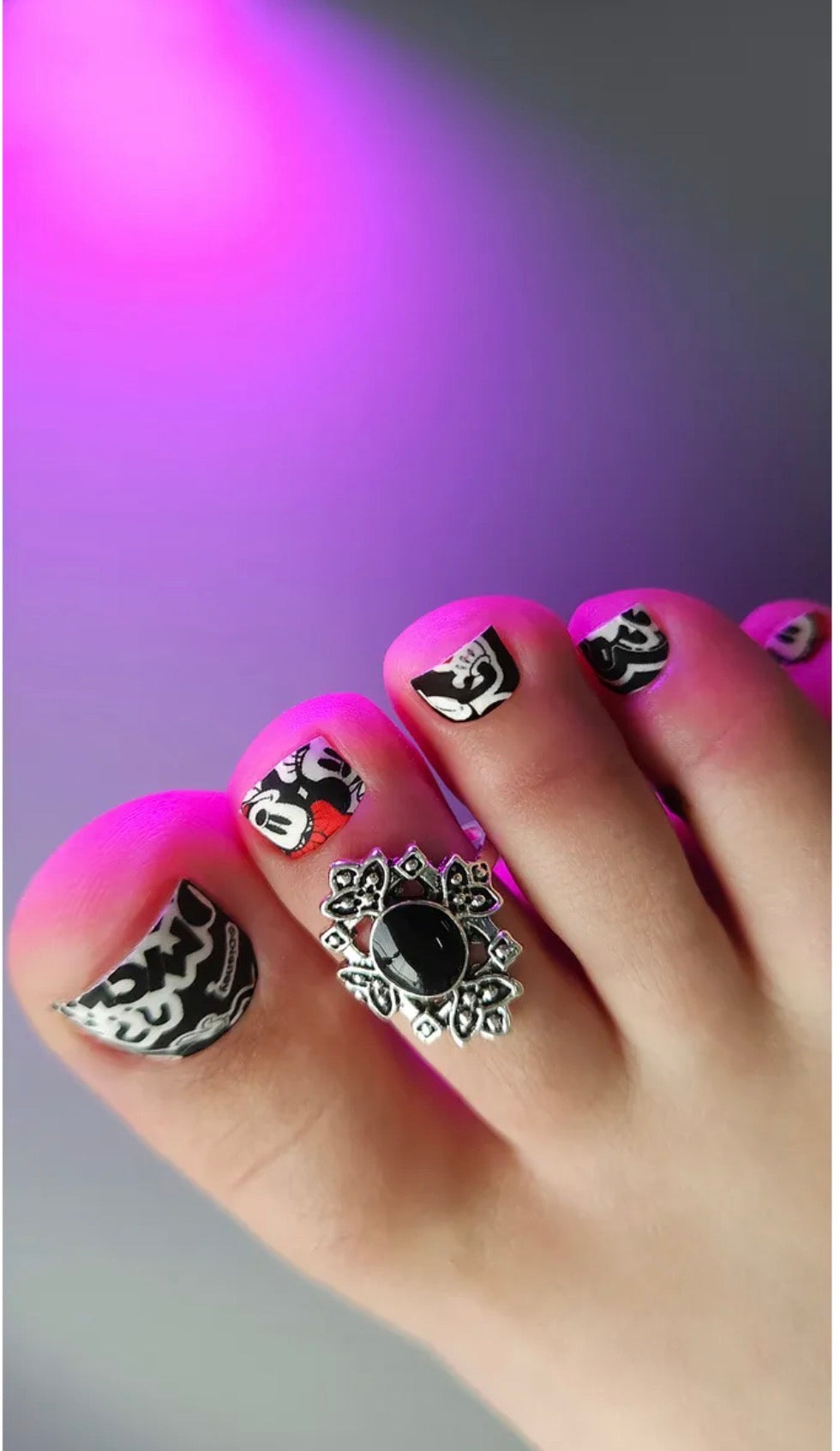Aminails Pedicure Nail Wraps – Self-Adhesive Pedicure Stickers | NailProUSA