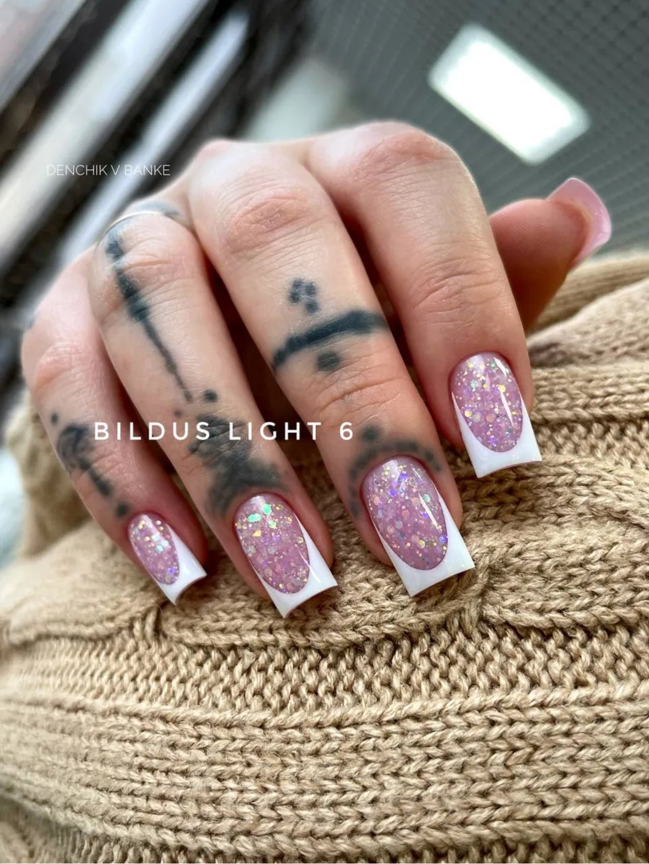 Bildus Light Gel №6 – 15ml Builder Gel with Chameleon Flakes | NailProUSA