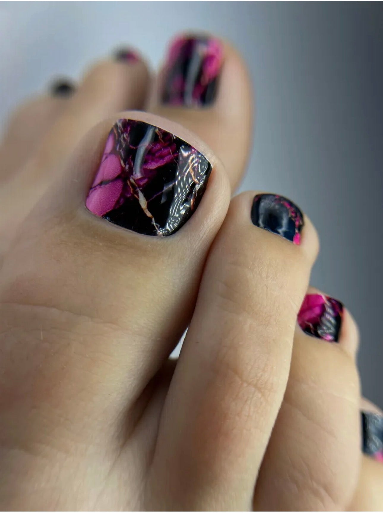 Aminails Pedicure Nail Wraps – Self-Adhesive Pedicure Stickers | NailProUSA