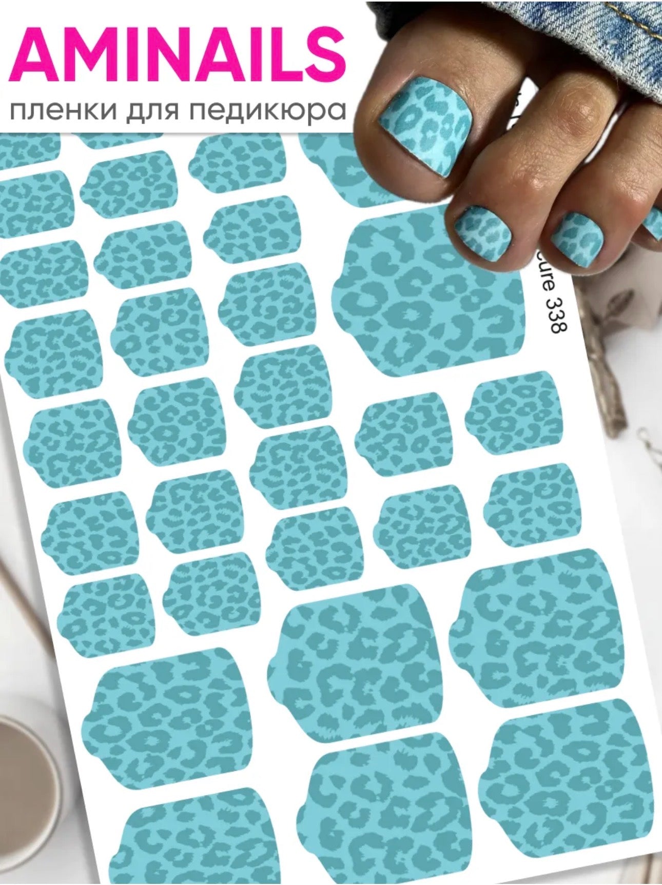 Aminails Pedicure Nail Wraps – Self-Adhesive Pedicure Stickers | NailProUSA