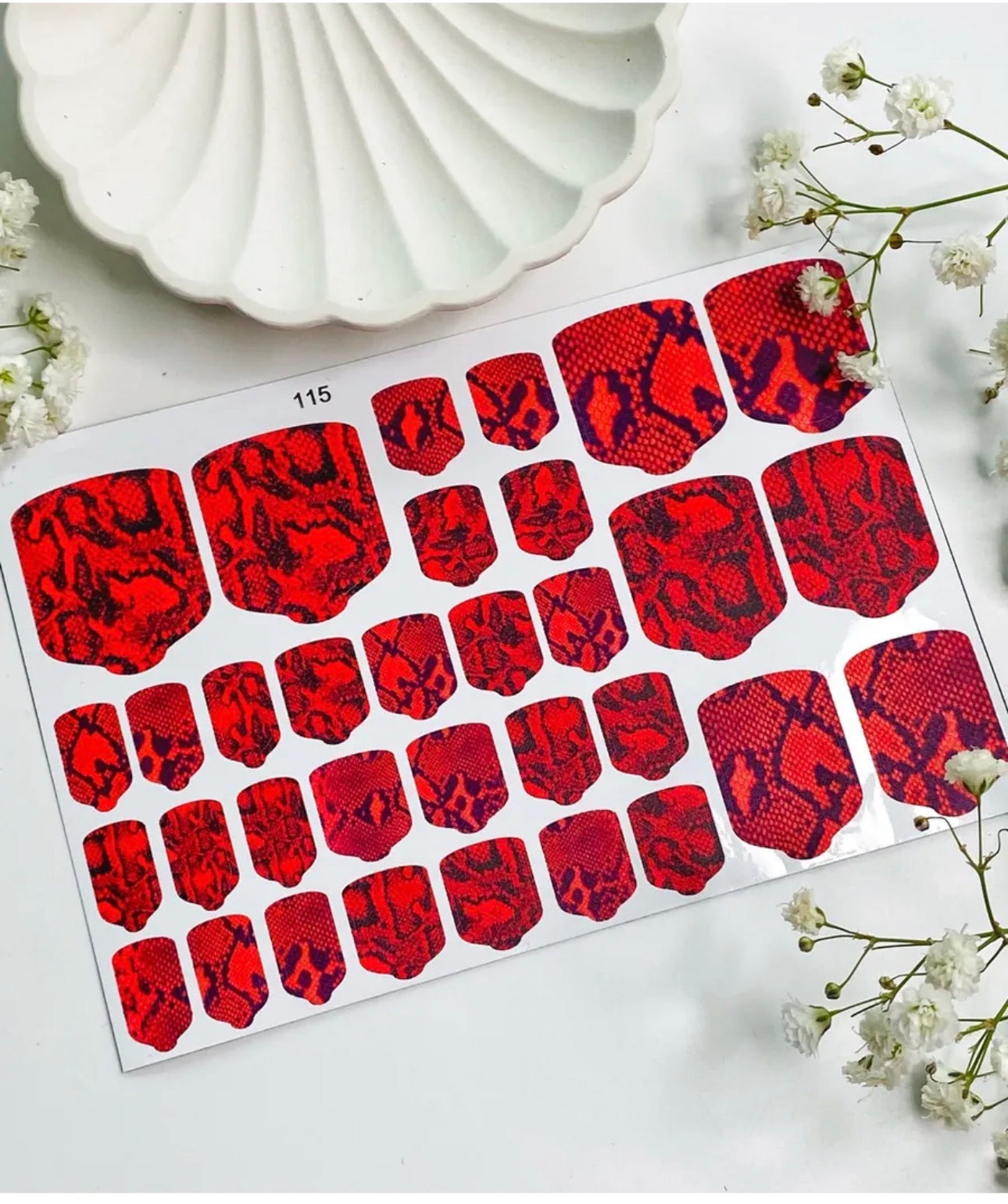 Aminails Pedicure Nail Wraps – Self-Adhesive Pedicure Stickers | NailProUSA