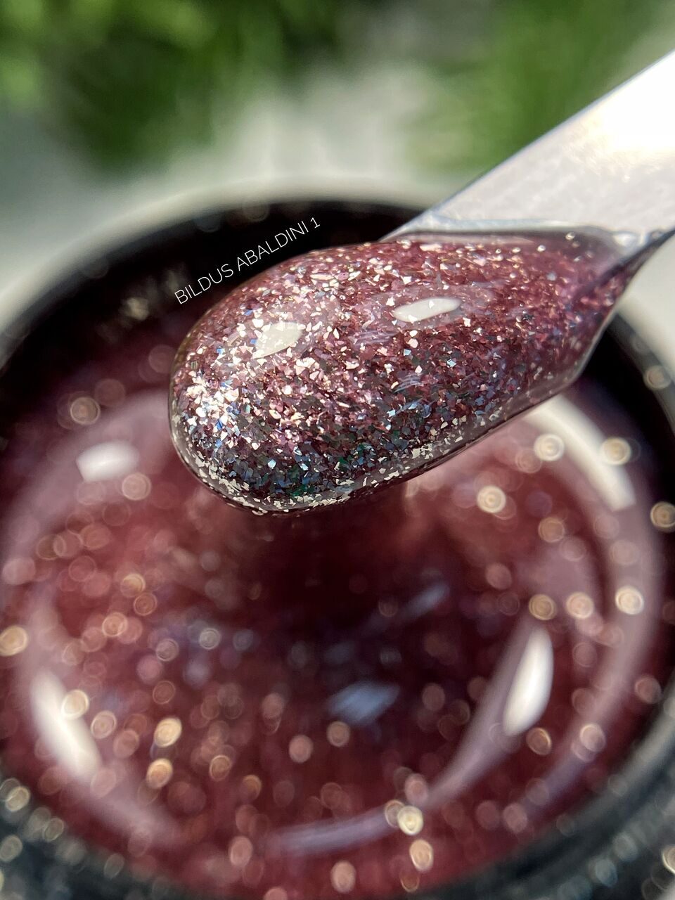 Bildus Abaldini Gel №1 – 15ml Builder Gel with Flakes | NailProUSA