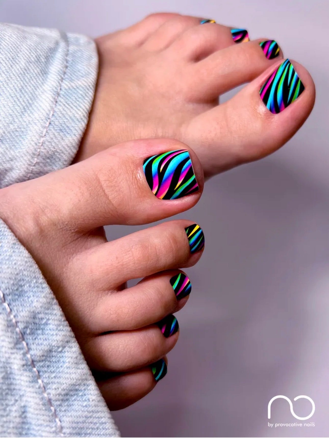 Provocative Nails Pedicure Wraps – Self-Adhesive Pedicure Nail Wraps | NailProUSA