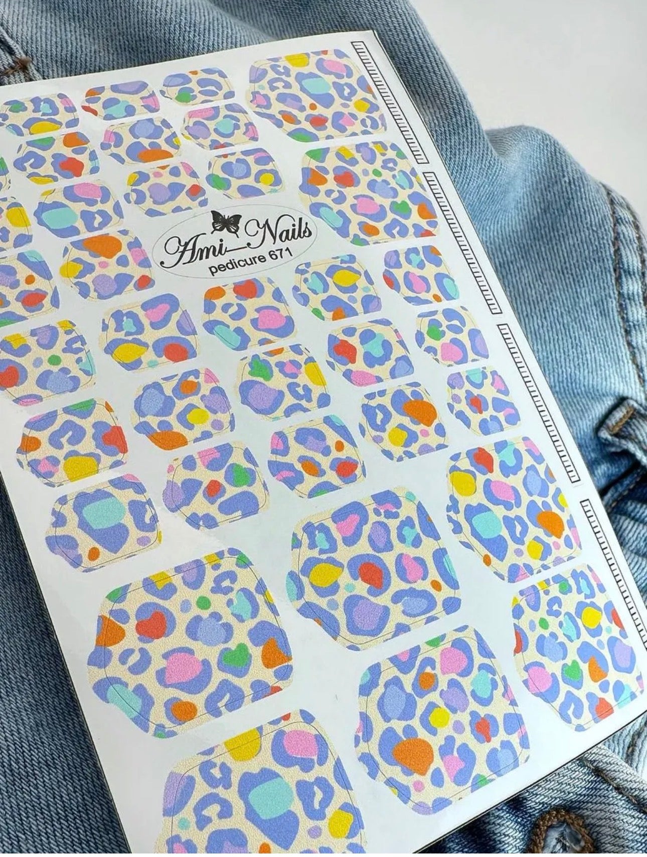 Aminails Pedicure Nail Wraps – Self-Adhesive Pedicure Stickers | NailProUSA