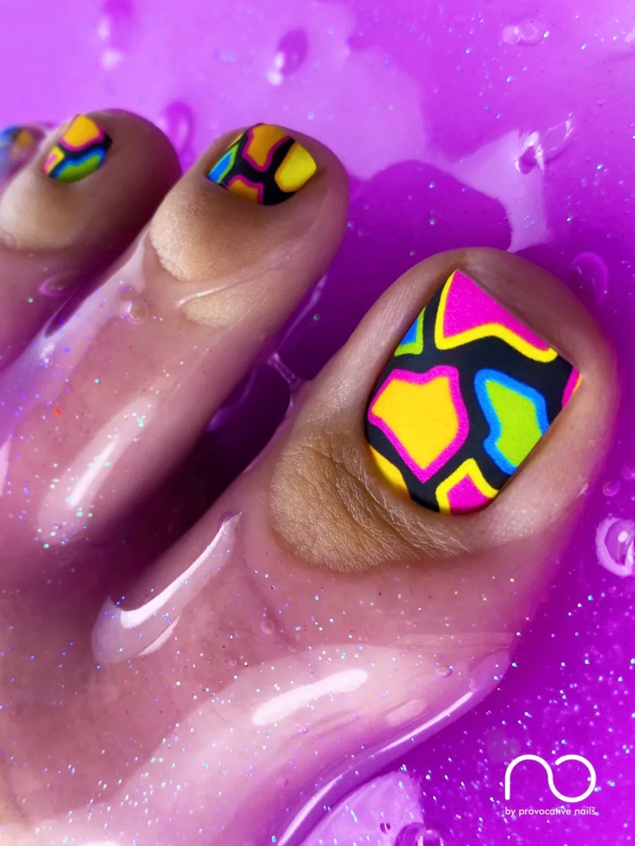 Provocative Nails Pedicure Wraps – Self-Adhesive Pedicure Nail Wraps | NailProUSA