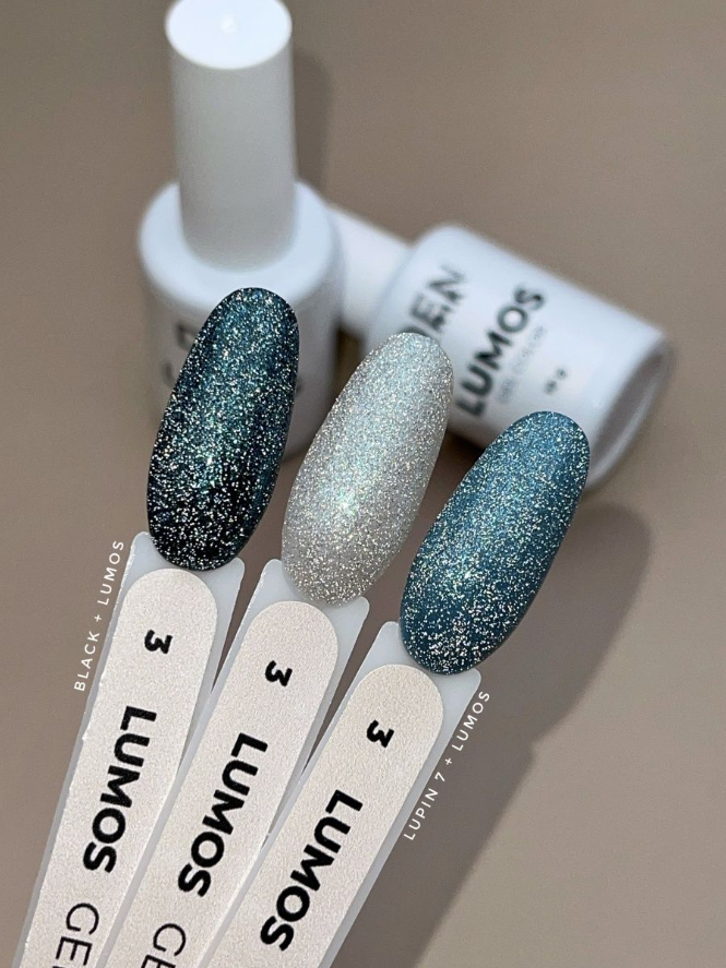 Lumos Gel Polish №3 – 10ml Glitter Nail Gel | NailProUSA