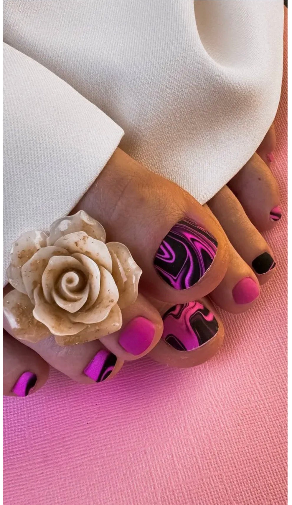 Aminails Pedicure Nail Wraps – Self-Adhesive Pedicure Stickers | NailProUSA