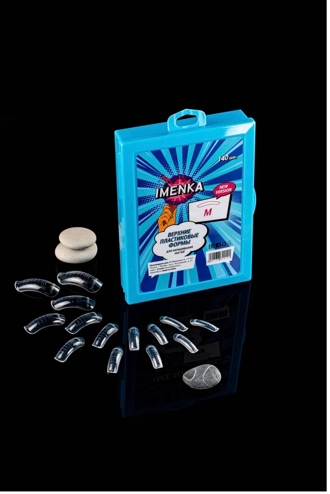 IMENKA M Upper Nail Forms(New version)– 140 pcs (14 Sizes) | NailProUSA