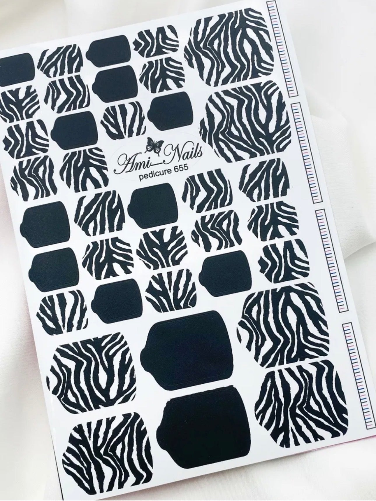Aminails Pedicure Nail Wraps – Self-Adhesive Pedicure Stickers | NailProUSA