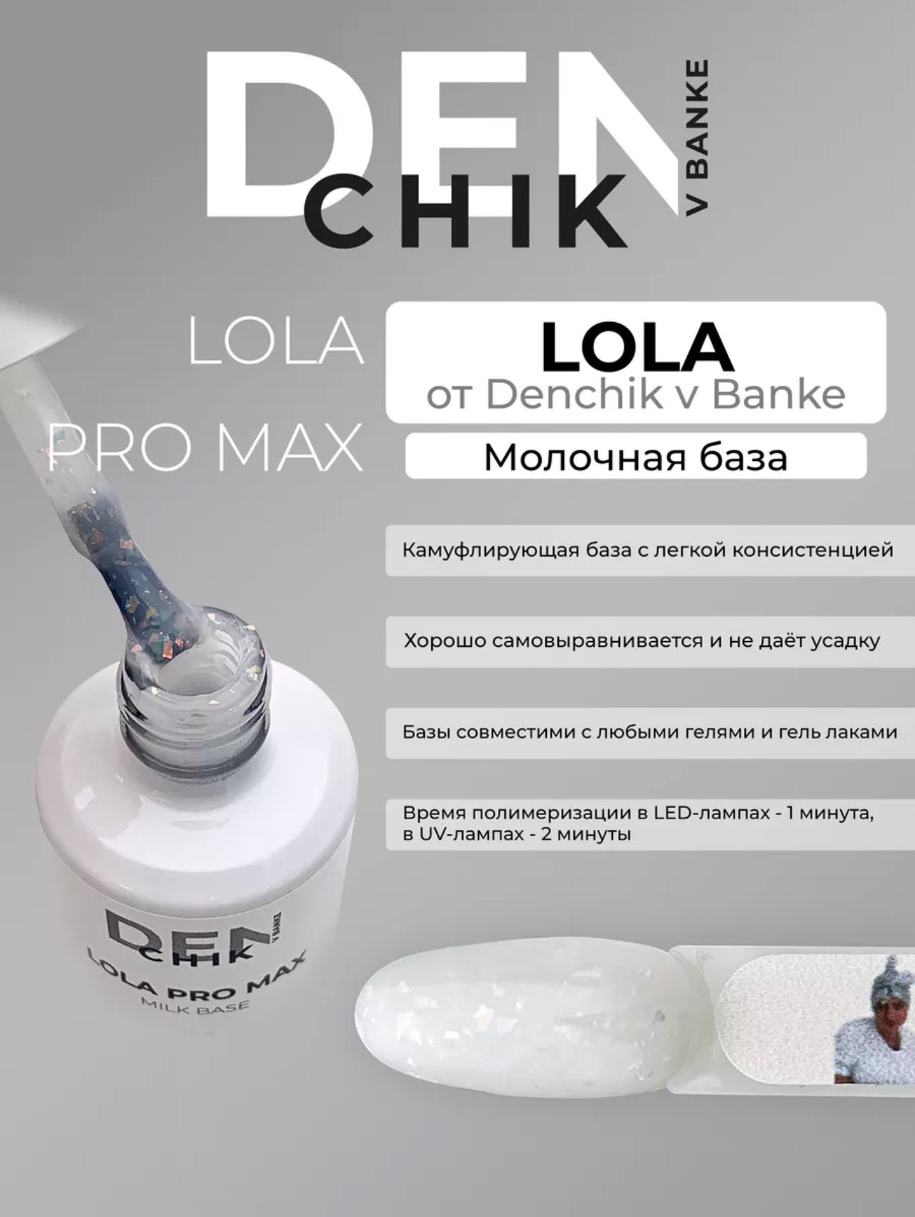 Lola PRO Max  Milk Base – 15ml Camouflage Builder Gel Base | NailProUSA