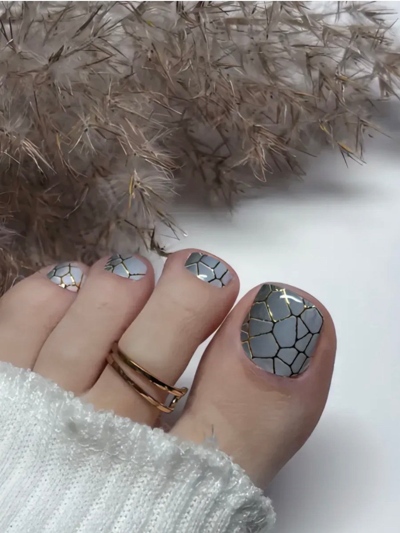 Aminails Pedicure Nail Wraps – Self-Adhesive Pedicure Stickers | NailProUSA
