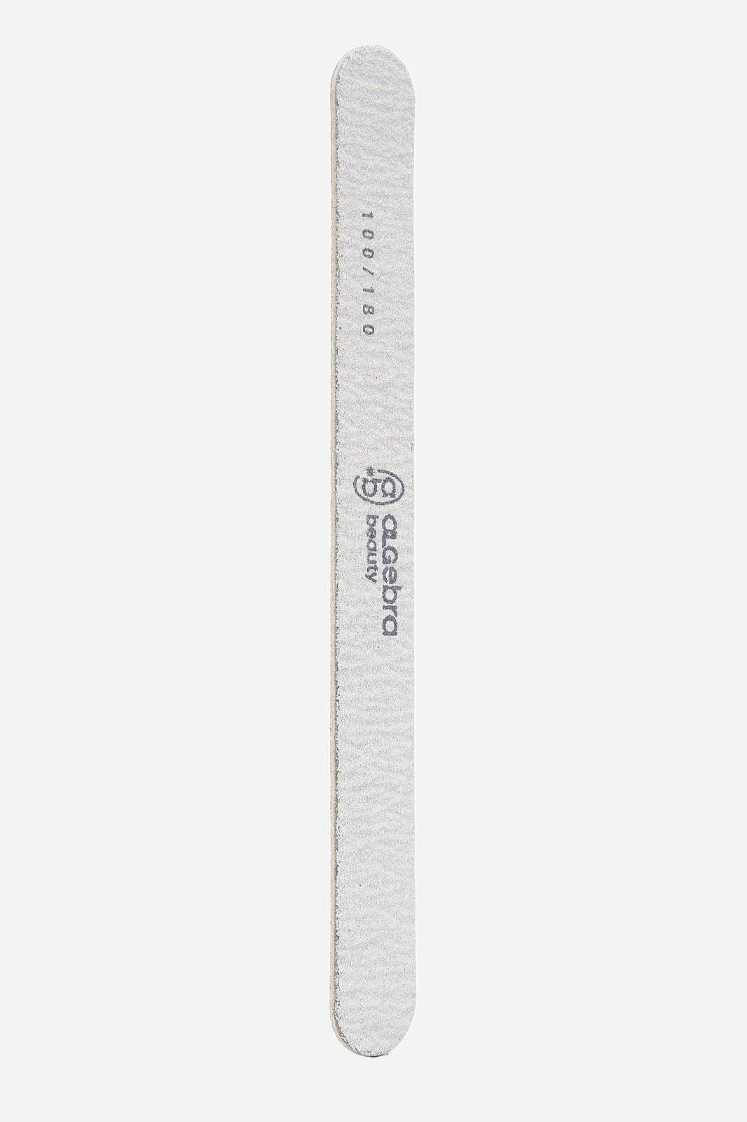 Algebra Beauty Gray Nail Files L+ – 100/180 Grit, 25 pcs | NailProUSA
