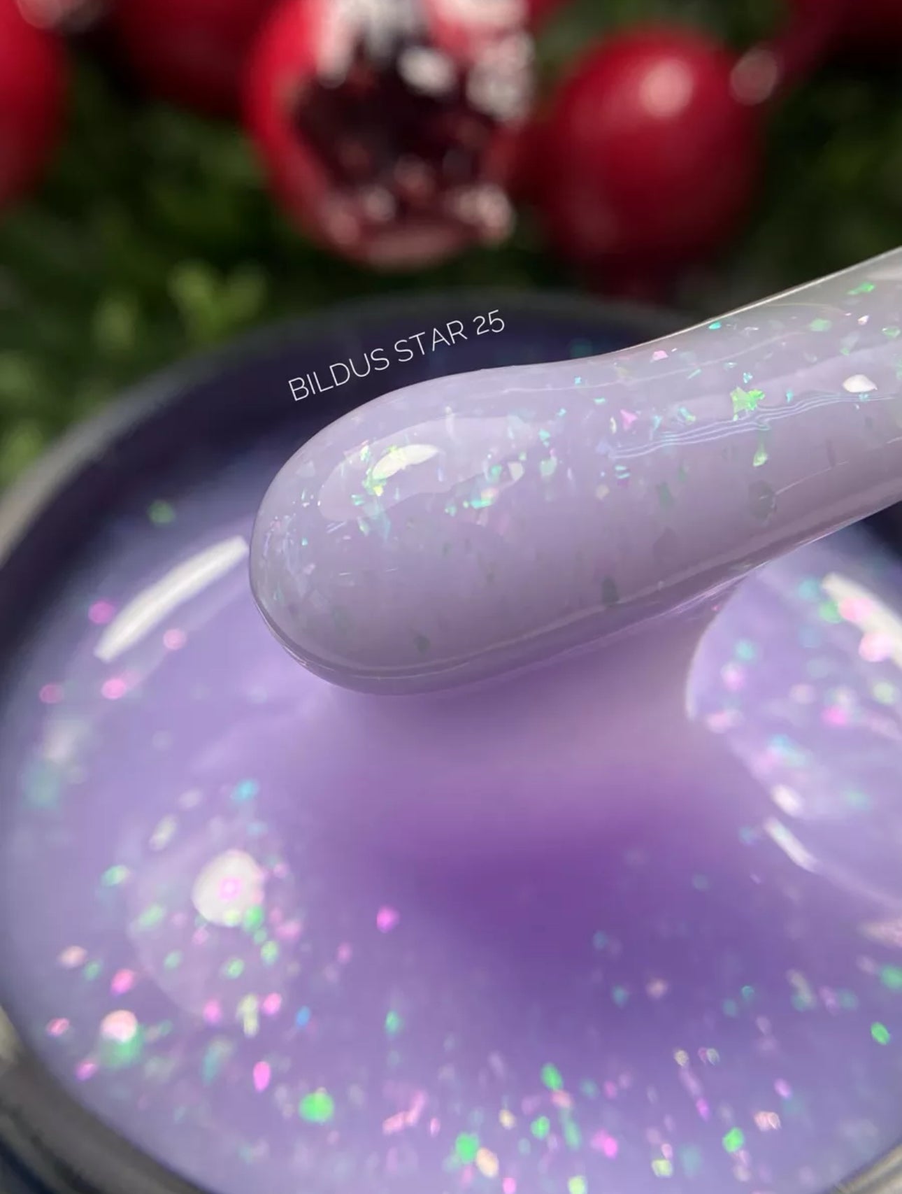 Bildus Star Gel №25 – 15ml Builder Gel with Chameleon Flakes | NailProUSA