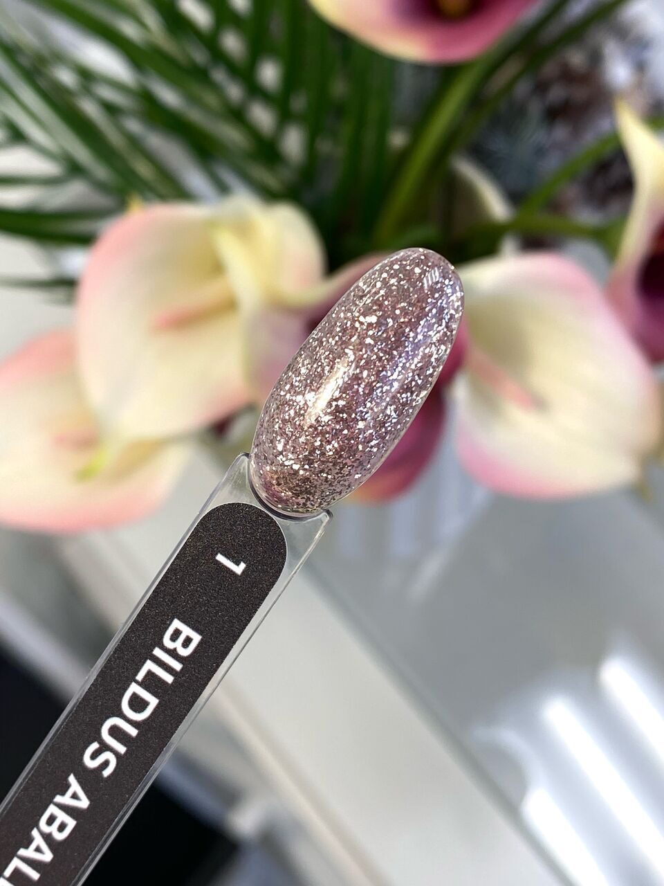 Bildus Abaldini Gel №1 – 15ml Builder Gel with Flakes | NailProUSA