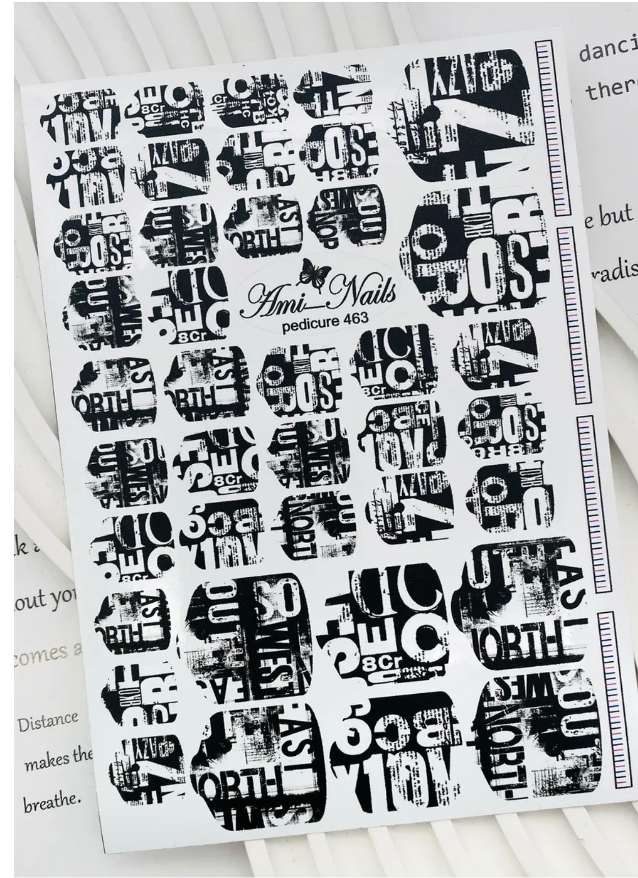 Aminails Pedicure Nail Wraps – Self-Adhesive Pedicure Stickers | NailProUSA