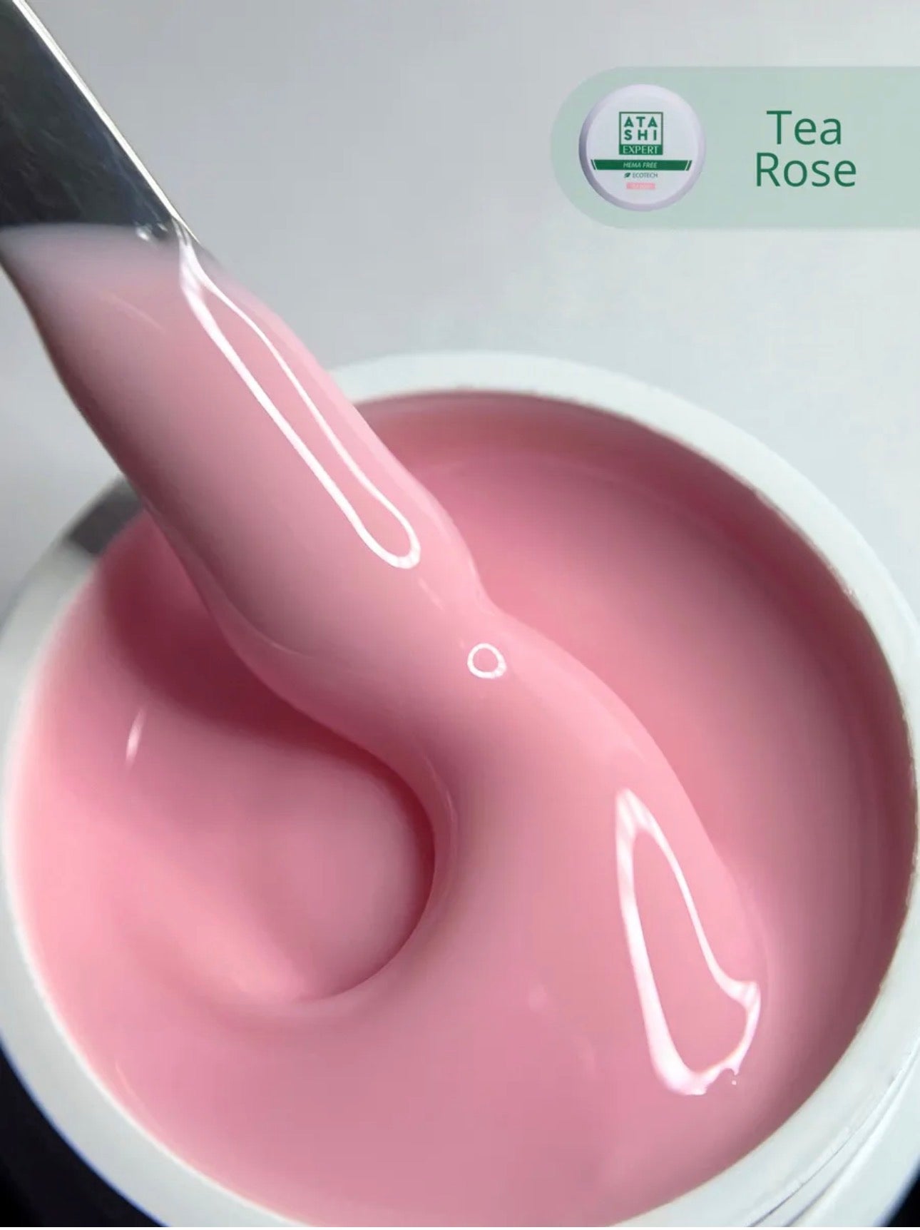 ATASHI SMART Expert Tea Rose Gel – 15g Builder Gel for Nail Extension & Strengthening | NailProUSA