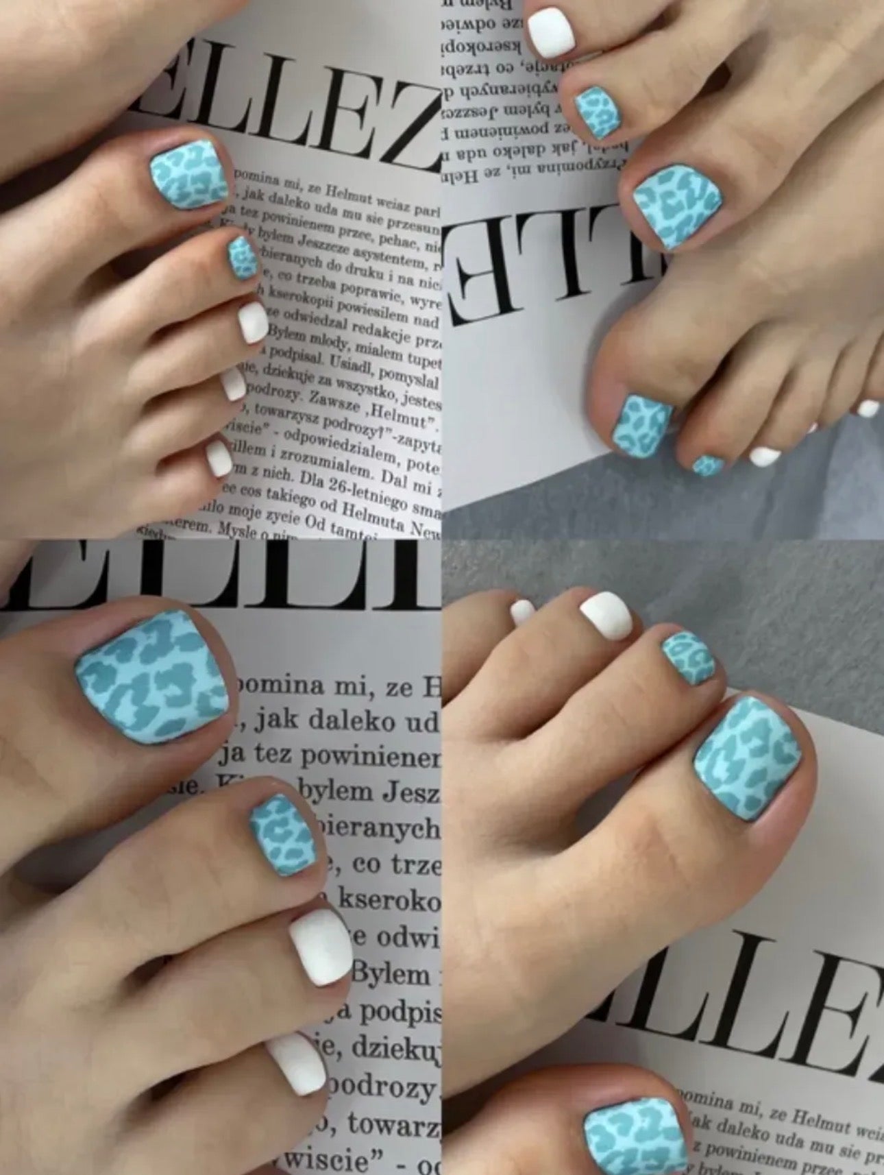 Aminails Pedicure Nail Wraps – Self-Adhesive Pedicure Stickers | NailProUSA