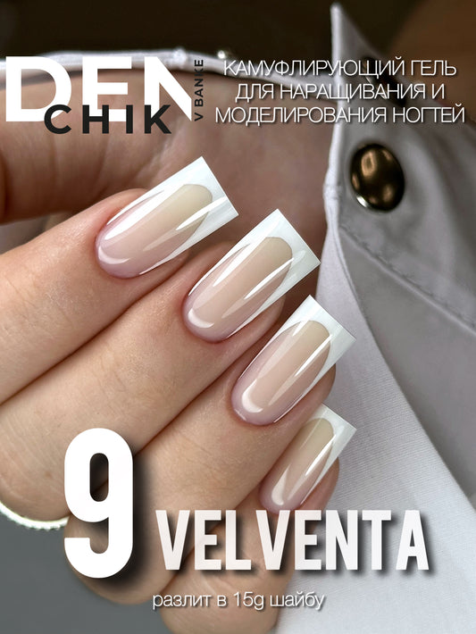 DENchik Velventa Camouflage Builder Gel No.9– 15g | NailProUSA