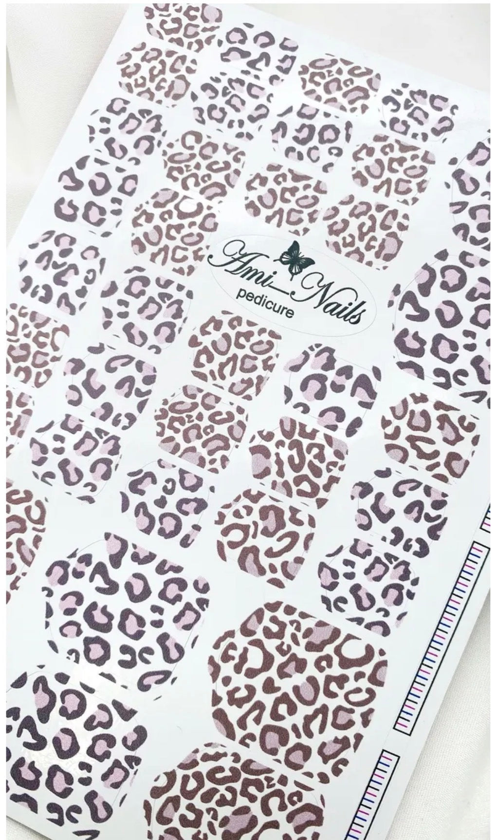 Aminails Pedicure Nail Wraps – Self-Adhesive Pedicure Stickers | NailProUSA