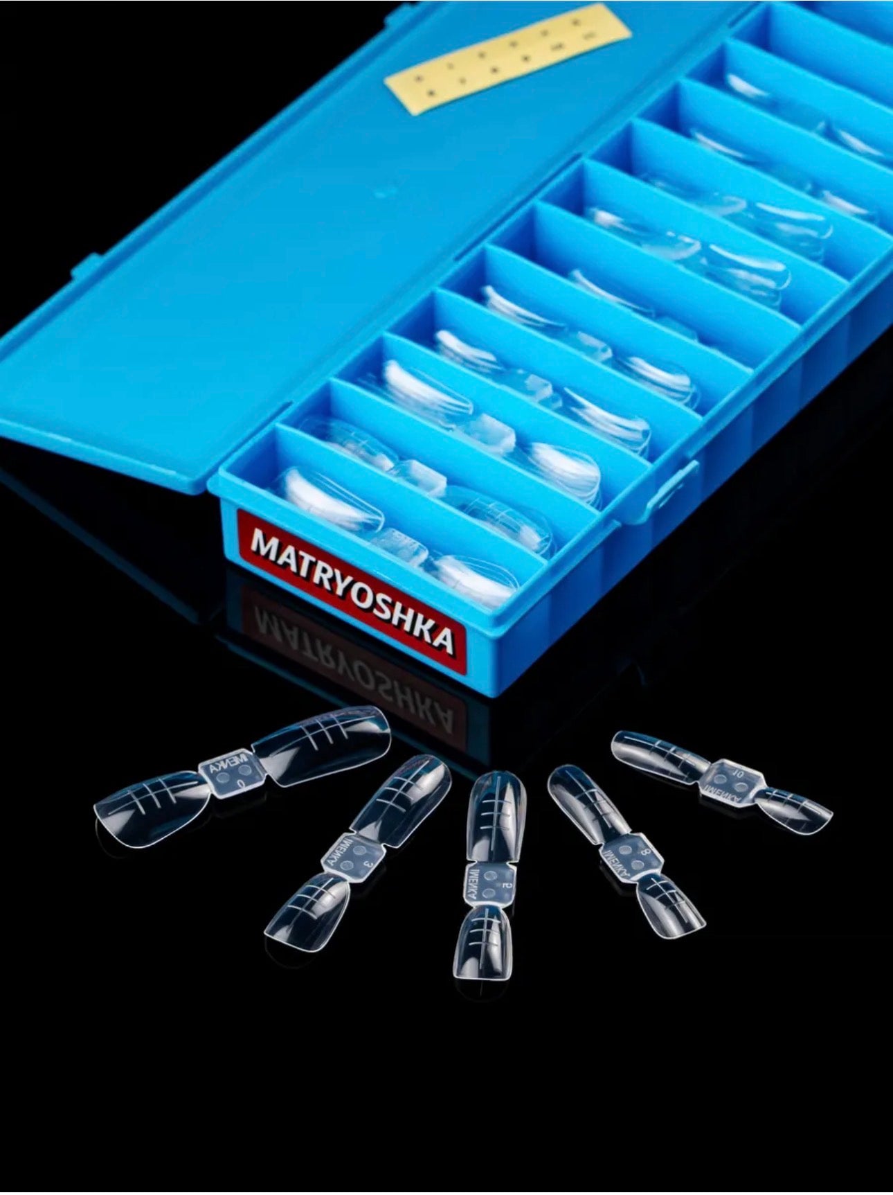 IMENKA Matryoshka Upper Nail Forms – 120 pcs (12 Sizes) | NailProUSA