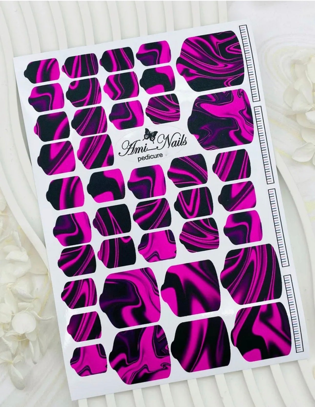Aminails Pedicure Nail Wraps – Self-Adhesive Pedicure Stickers | NailProUSA