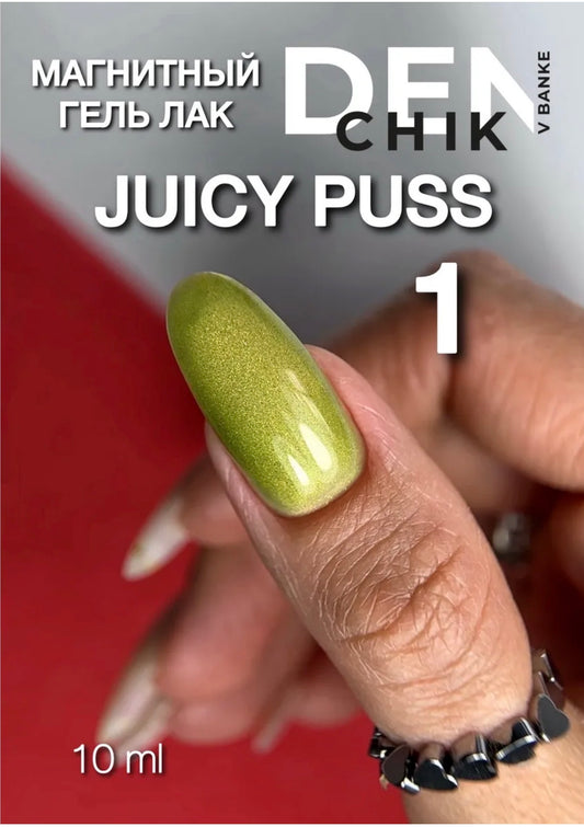 Denchik V Banke Juicy Puss №1 10ml – Magnetic Cat Eye Gel Polish | NailProUSA