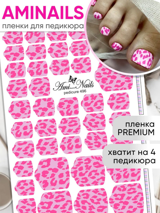 Aminails Pedicure Nail Wraps – Self-Adhesive Pedicure Stickers | NailProUSA
