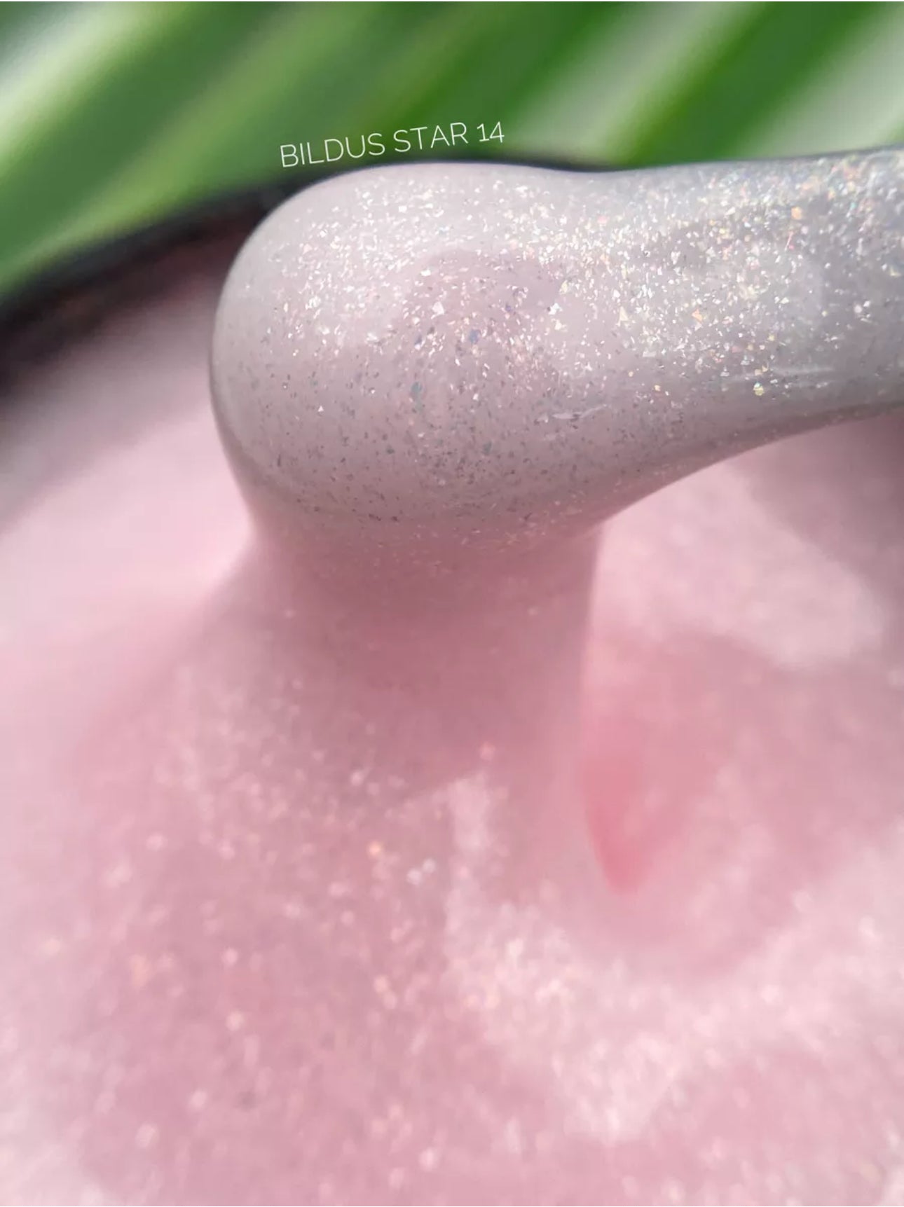 Bildus Star Gel №14 – 15ml Builder Gel with Chameleon Flakes | NailProUSA