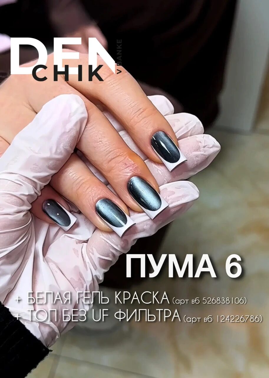Puma Gel Polish №6 – 10 ml Magnetic Highly Pigmented Color | NailProUSA