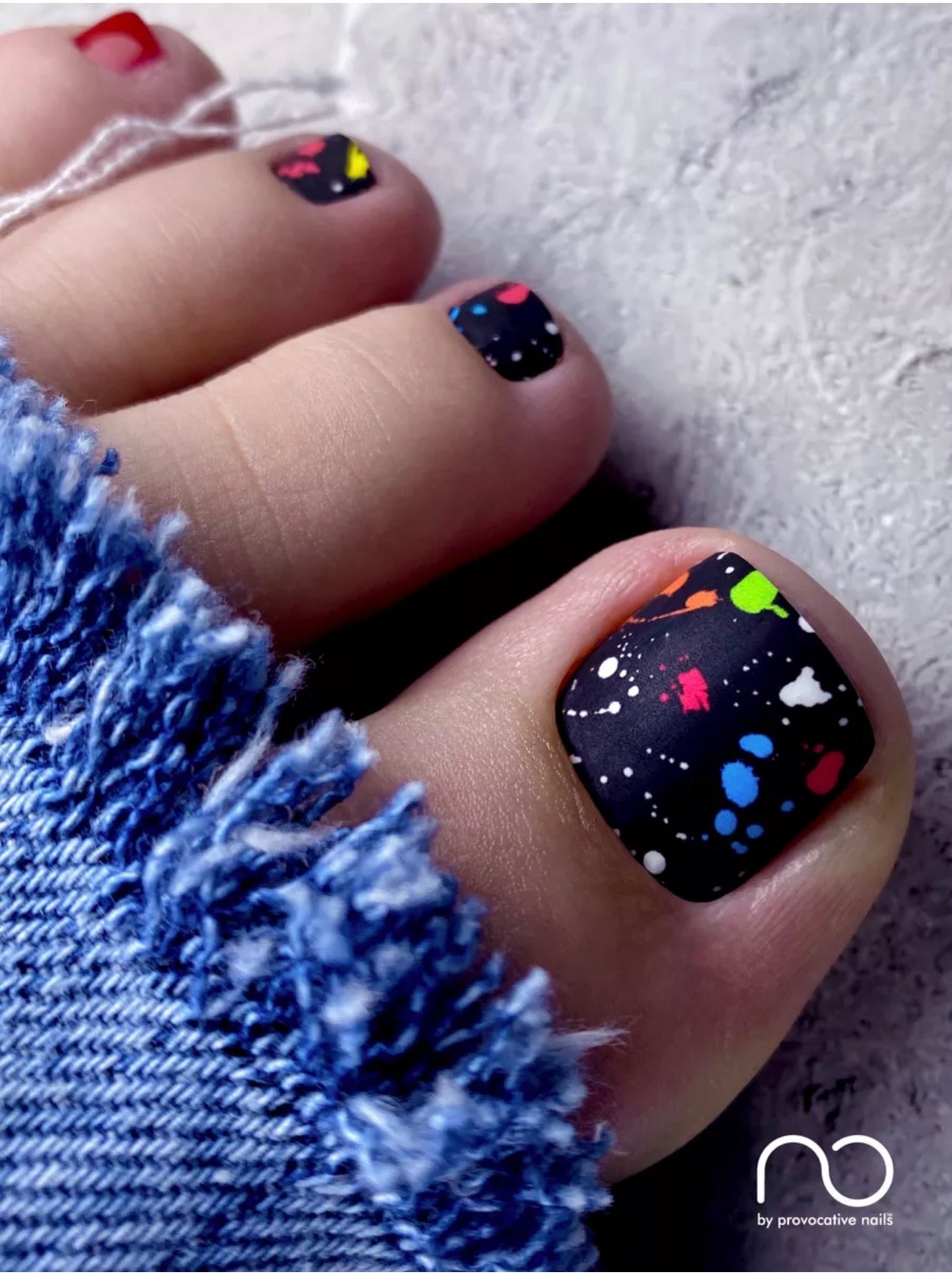Provocative Nails Pedicure Wraps – Self-Adhesive Pedicure Nail Wraps | NailProUSA