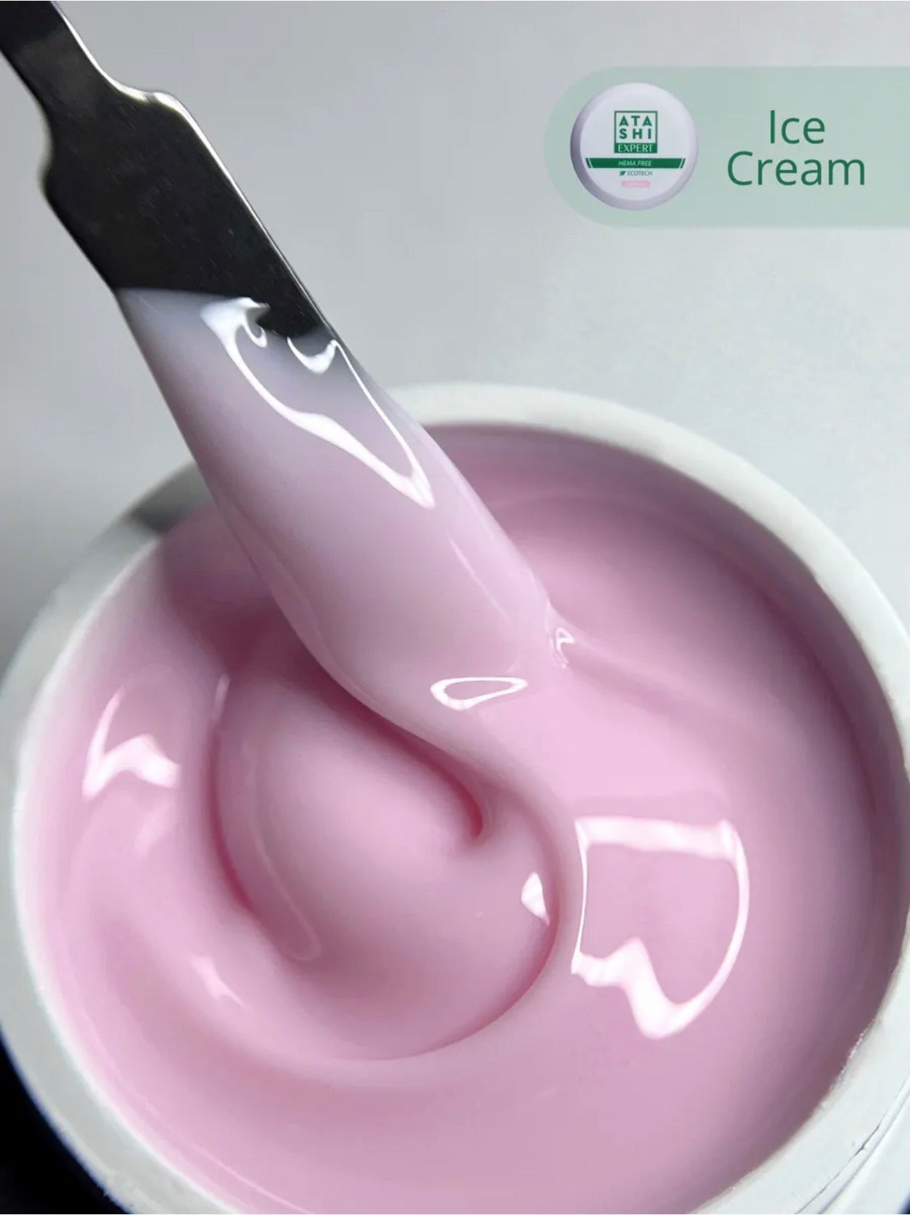 ATASHI SMART Expert Ice Cream Gel – 15g Builder Gel for Nail Extension & Strengthening | NailProUSA
