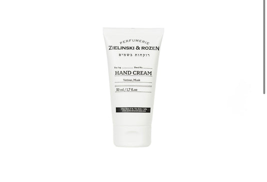 Zielinski & Rozen Hand Cream Vetiver Musk – 50ml Moisturizing Hand Cream | NailProUSA