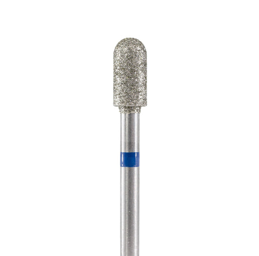Diamond Nail Drill Bit “Kristall” – Rounded Cylinder 4×8mm | Medium Grit | NailProUSA