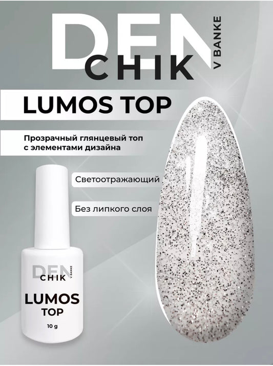 Lumos Top – No Wipe Glossy Top Coat with Design Elements | NailProUSA