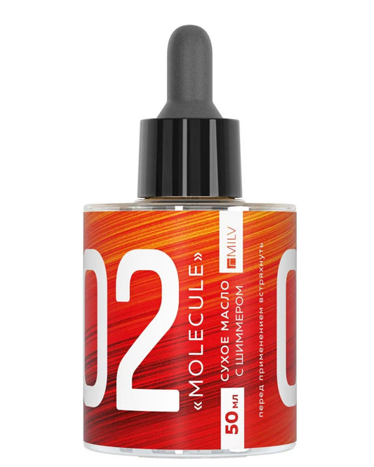 MILV Dry Nail Oil “Molecule” – 50ml Strengthening Cuticle Oil with Shimmer | NailProUSA