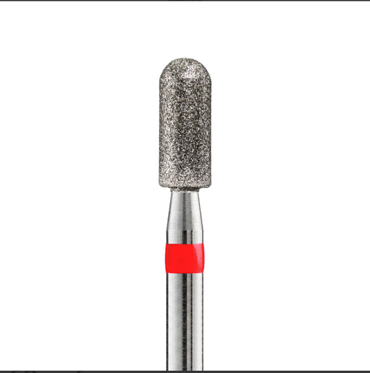 Diamond Nail Drill Bit with Ceramic Pearl – Rounded Cylinder 4×8mm | Kristall Tayfun | NailProUSA