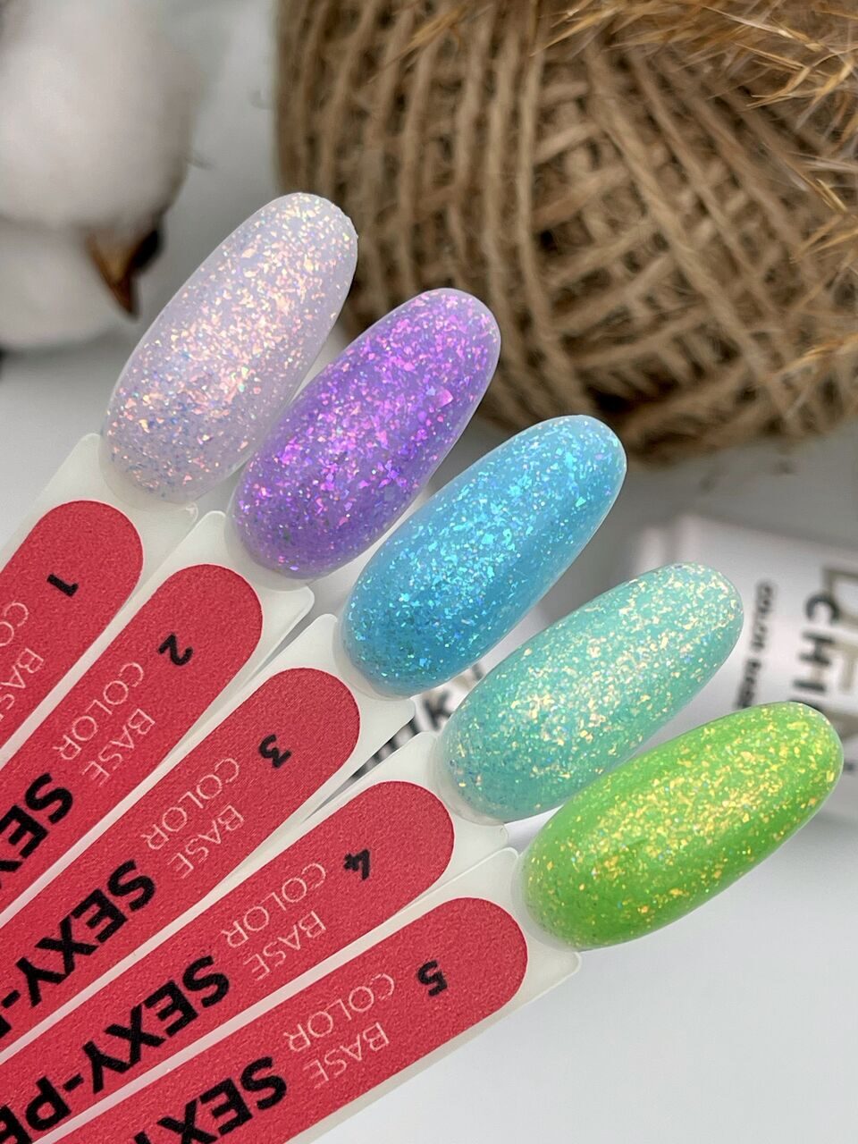Sexy-Pexy Color Base №5– 15ml Glitter Camouflage Builder Base Gel | NailProUSA