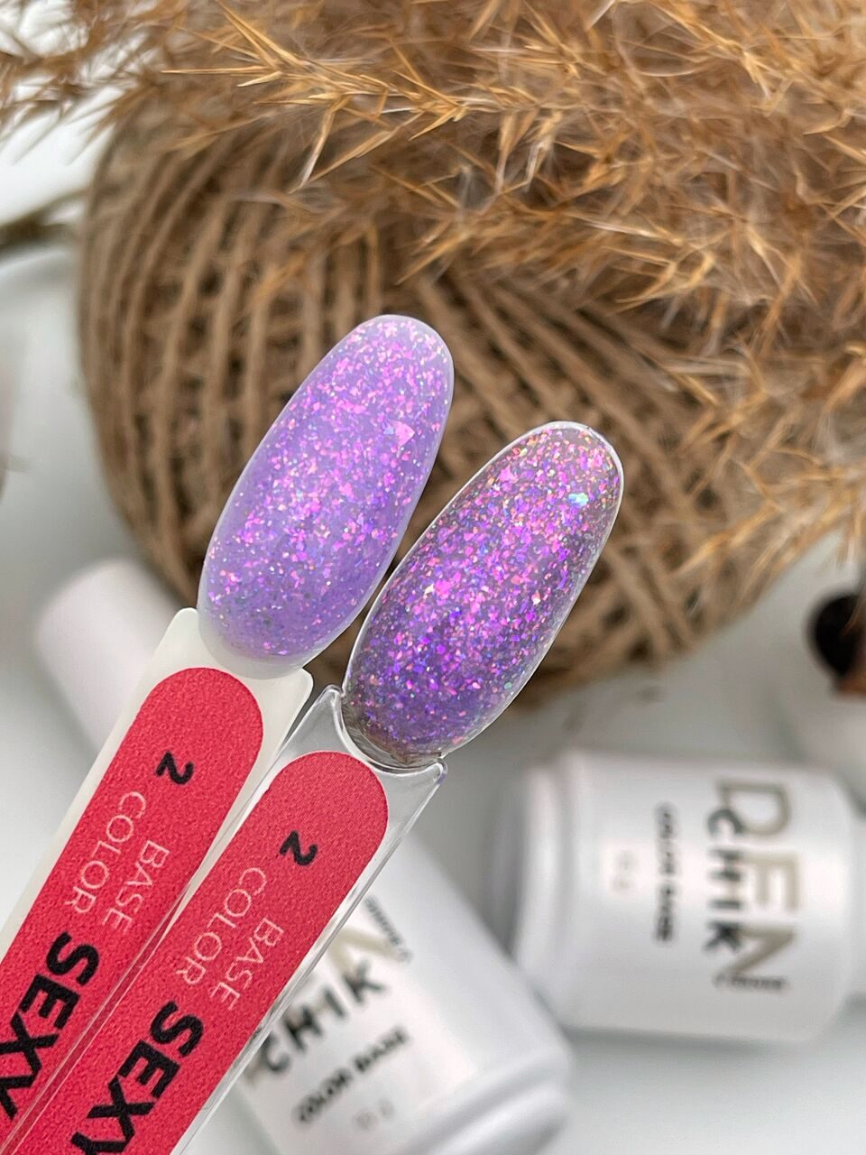 Sexy-Pexy Color Base №2 – 15ml Glitter Camouflage Builder Base Gel | NailProUSA
